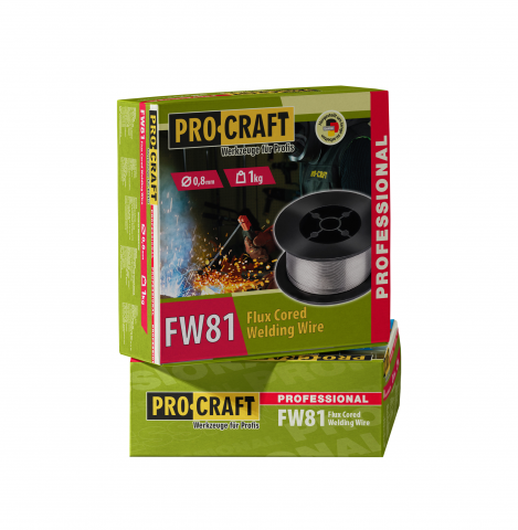 Заваръчна тел FW81 0.8 мм 1 кг Procraft, снимка 2 - Заваръчна тел