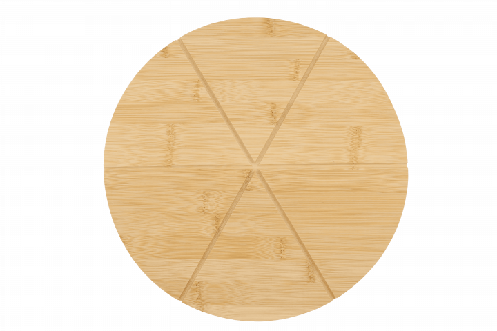 Бамбукова дъска за пица 31x31 см, снимка 3 - Аксесоари за готвене