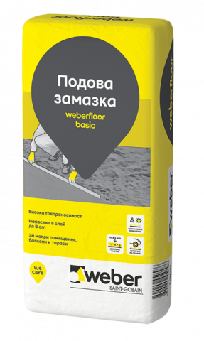 Подова замазка Weberfloor basic, 25 кг - Замазки