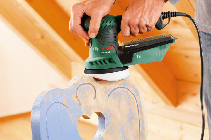 Ексцентършлайф BOSCH PEX 300 AE 270W, снимка 5 - Електроинструменти