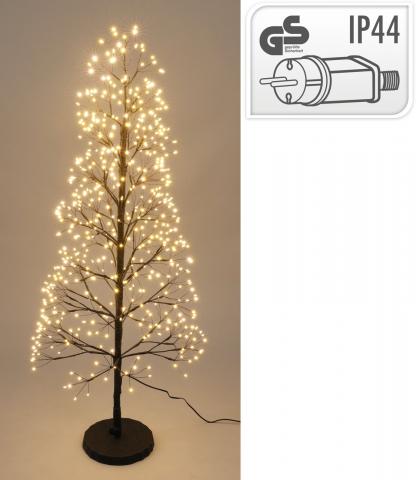 Коледна LED елха, 100см - Светещи фигури