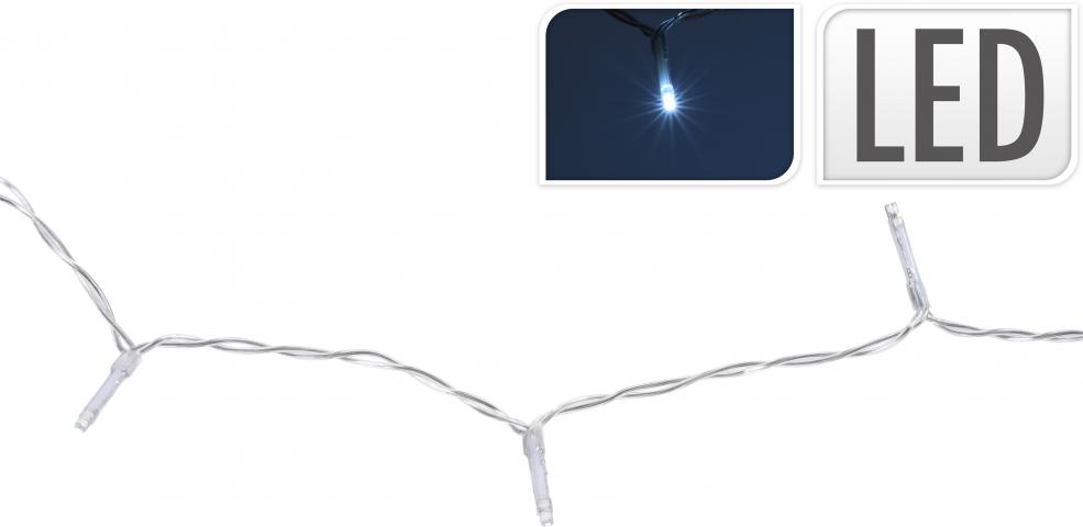 Светлинна завеса 240 LED 225х150 см бяла светлина, снимка 2 - Светеща мрежа/завеса