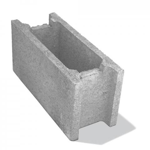 Блокче за зидане 50х20х25 см,сиво - Тухли