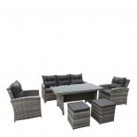 Ратанов сет Malvena dining, 6 части