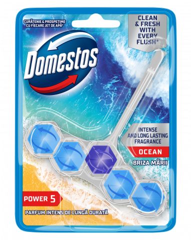 Domestos WC Таблетки Power 5 Океан 50/55гр - Препарати за баня