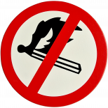 Табела "Забранено паленето на огън"