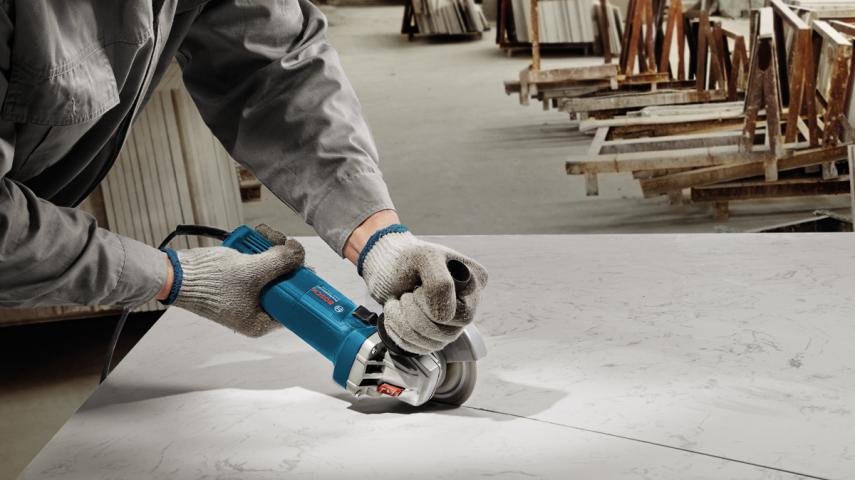 Ъглошлайф Bosch Blue GWS 750-125, снимка 5 - Ъглошлайфи 125мм