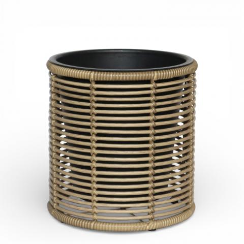 Кашпа ратан 35х35х35 см - Ратанови кашпи
