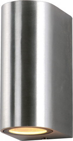 Фасадно тяло Отава 2хGU10 IP54 сребро - Градински лампи