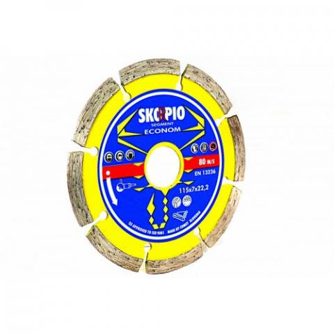 Диск диамантен сухо/мокро 115 мм бет - Диамантени дискове