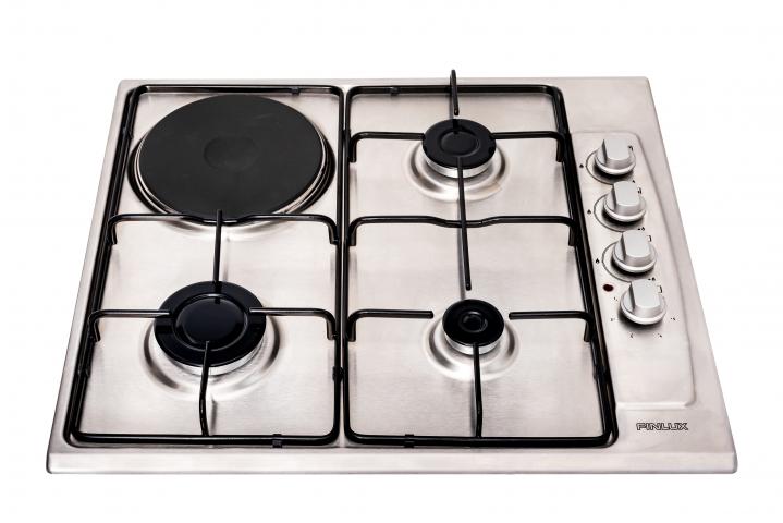 Плот за вграждане Finlux FX 631SX ел+газ - Плотове за вграждане
