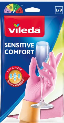 Ръкавици Vileda Sensitive Comfort L - Ръкавици
