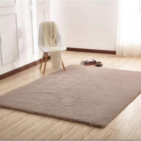 Килим SUEDE SOFT кафяв, 70/140, с гръб мемори пяна - Килими