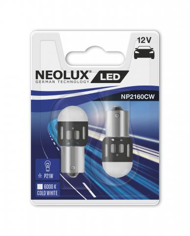 Aвтo крушка Neolux LED P21 1.2W 12V 2 бр. - Осветление