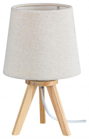 Настолна лампа Lychee E14,  беж - Настолни лампи