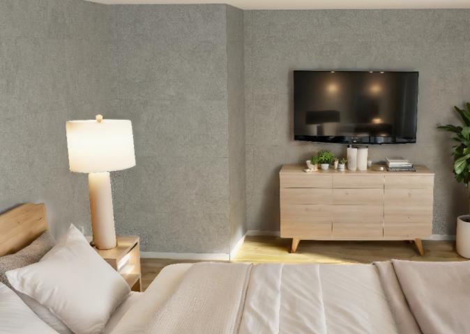 SPC Стенен Панел Concrete Light 120x60, снимка 2 - Облицовъчни плочи