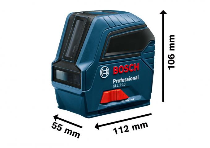 Лазерен нивелир GLL 2-10 Bosch blue, снимка 7 - Лазерни нивелири