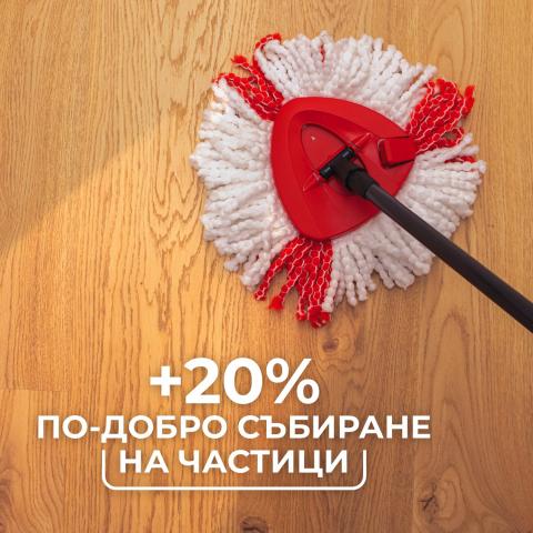 Пълнител зa Vileda Turbo Extra Spin Mop Refill, снимка 5 - Мопове