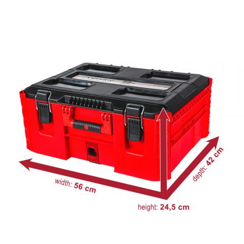 Куфар за инструменти IP65 RDP-MSS2 55.6x42.4x25.1 см, снимка 2 - Куфари за инструменти