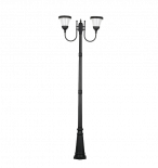 LED соларен градински осветител PIERRE H-2.6м 2x6W 4000K IP65