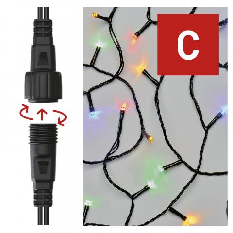 LED свързваща коледна верига, 10м зелена, снимка 2 - Светеща верига