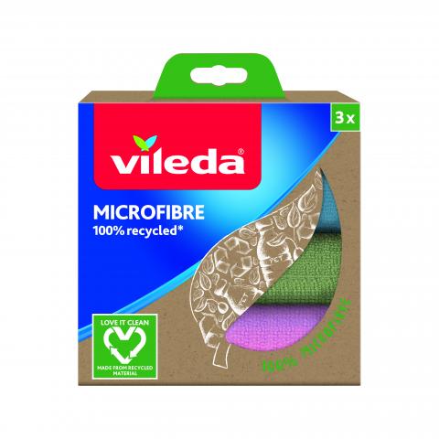 Микрофибърни кърпи Vileda Recycled 3 бр. - Универсални кърпи