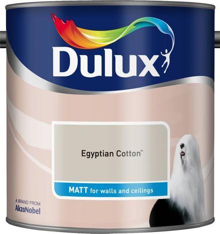 Интериорна боя DuluxMat 2.5 л, египетски памук - Цветни бои