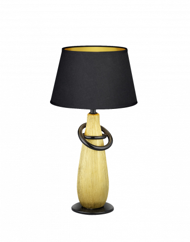 Настолна лампа Thebes h38 cm  златен-черен - Настолни лампи