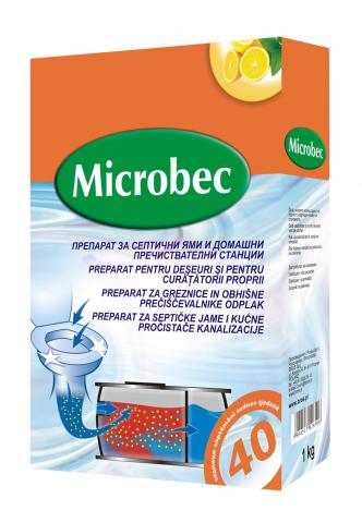 БРОС Микробек 1 кг. за септични ями - Спрейове, лепила и други хим. продукти