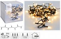 Светлинна верига 720 LED топло бяла светлина