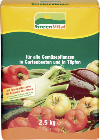 GreenVital Тор за зеленчуци 2.5 кг - Специални твърди торове