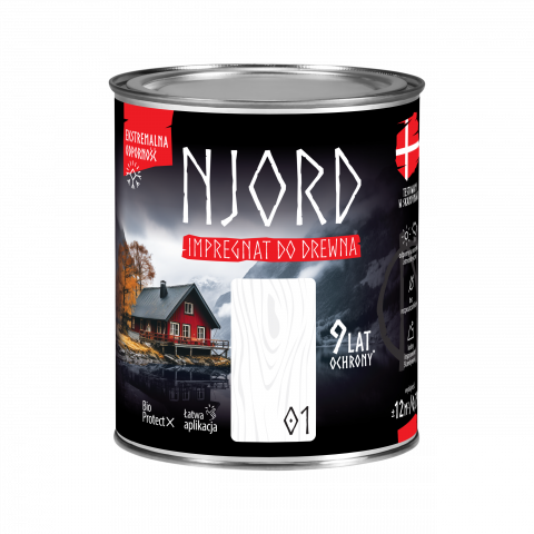 NJORD боя 0.75л цвят 01 - Импрегнатори за дърво