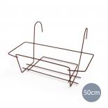 Стойка за сандъче 50 см кафява