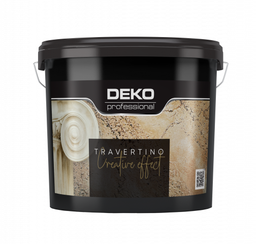 DEKO Professional Travertino Creative effect 20кг - Ефектни бои за стени