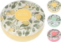 Свещ в съд с капак Sweet fruity 11x4,5 см