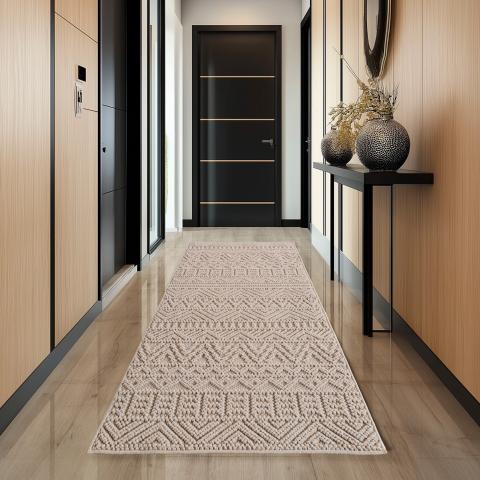 Килим Helix Beige 80х150 см 2202, снимка 2 - Килими
