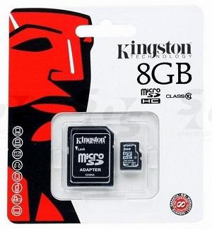 Карта  памет  microSDHC 8GB Kingston - Аксесоари за компютри и периферия