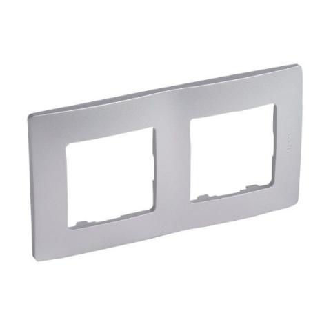 Niloe рамка двойна алуминий - Ключове и контакти