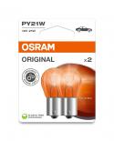 Aвт.лампа  Osram PY21W  BAU15s