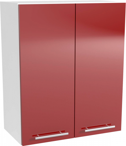 Трейси Шкаф горен В 60х72 x34 см, червен - Модулни кухни с онлайн поръчка