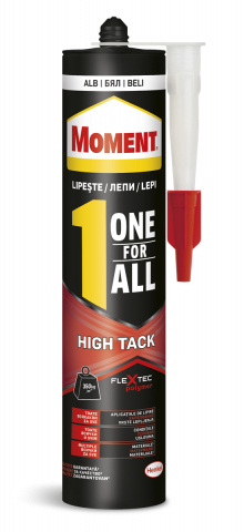 Mонтажно лепило Moment OneForAll Flextec бяло 440 г - Монтажни лепила