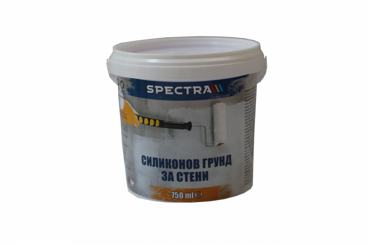 Силиконов грунд Spectra 0.75л - Грунд за бои за стени