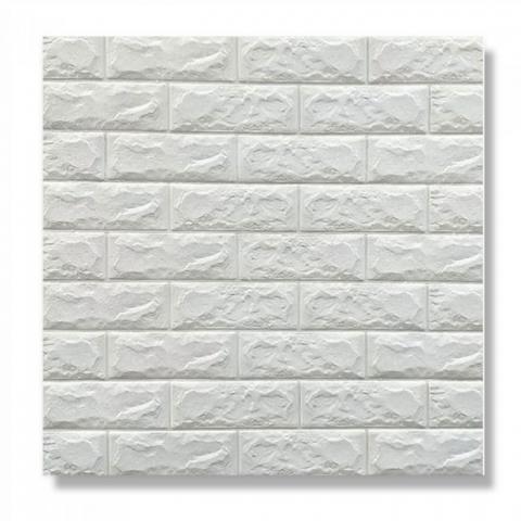 Самозалепващ PVC панел Бяла тухла - Стенни покрития