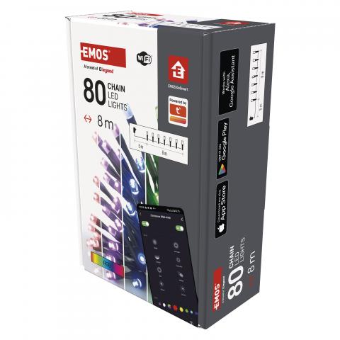 GoSmart LED коледна верига, 8м, снимка 2 - Светеща верига