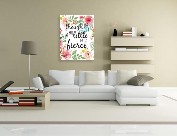 Картина She is fierce 45x60 см, снимка 2 - Картини и рамки