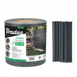 Оградна лента Bradas 19 см x 35 м сива