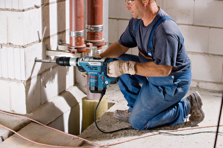 Перфоратор  Bosch Blue GBH 5-40 DCE, снимка 4 - Кабелни перфоратори