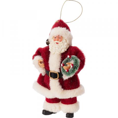 Коледна висулка Дядо Коледа 10х5х18 см 4 дизайна, снимка 5 - Висулки за елхата