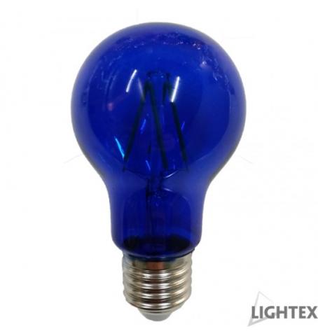 Led крушка FILAMENT 4W 120Lm E27 синя - Лед крушки е27