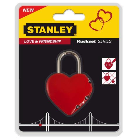 Катинар сърце Stanley 3 цифров - Катинари с код